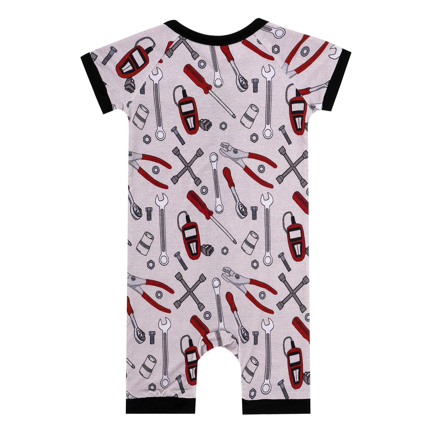 Grease Monkey Shorty Romper
