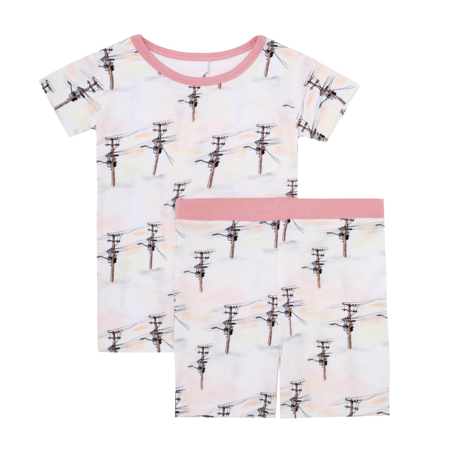 Pink Powerline Two-Piece Shorty