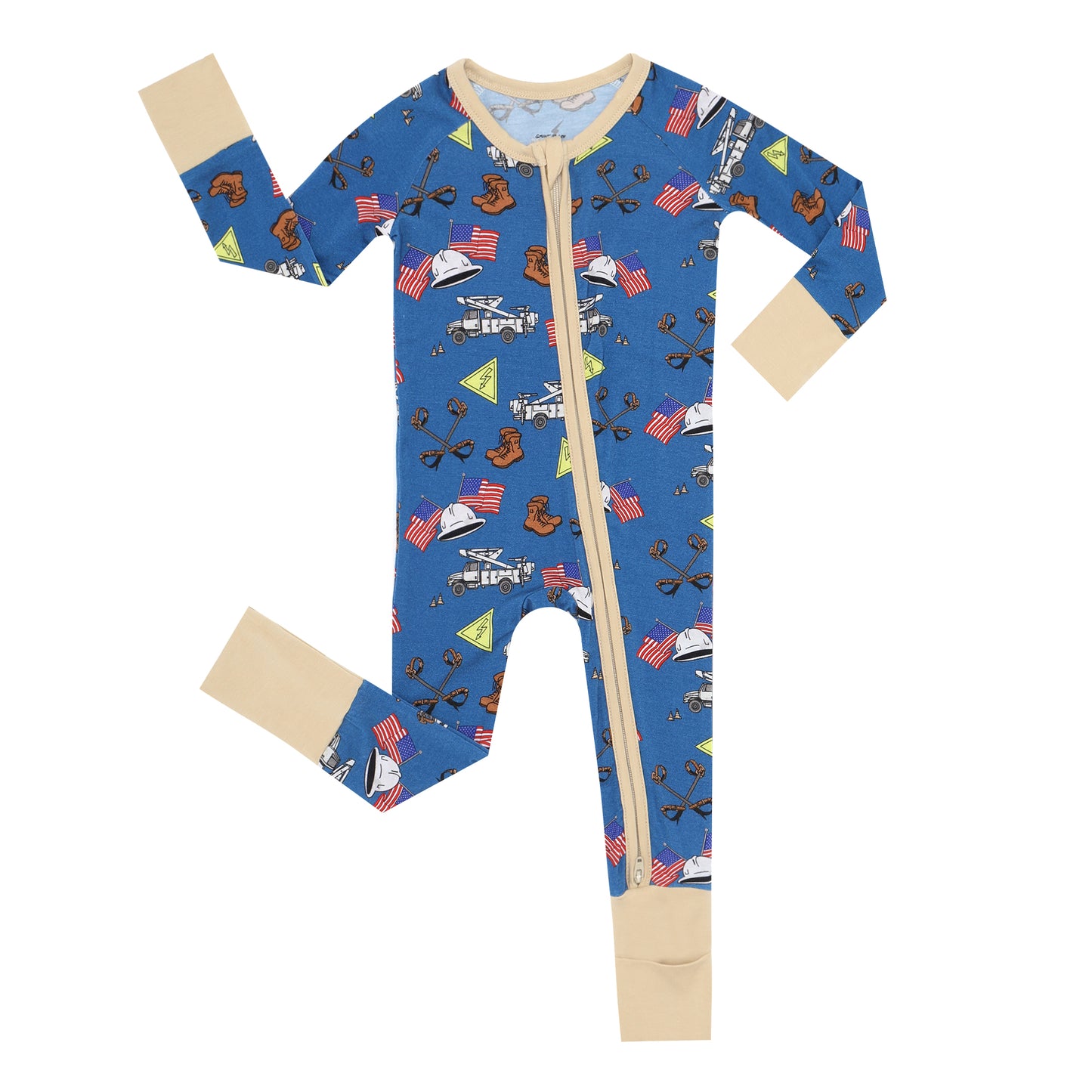 American Blue Collar Romper