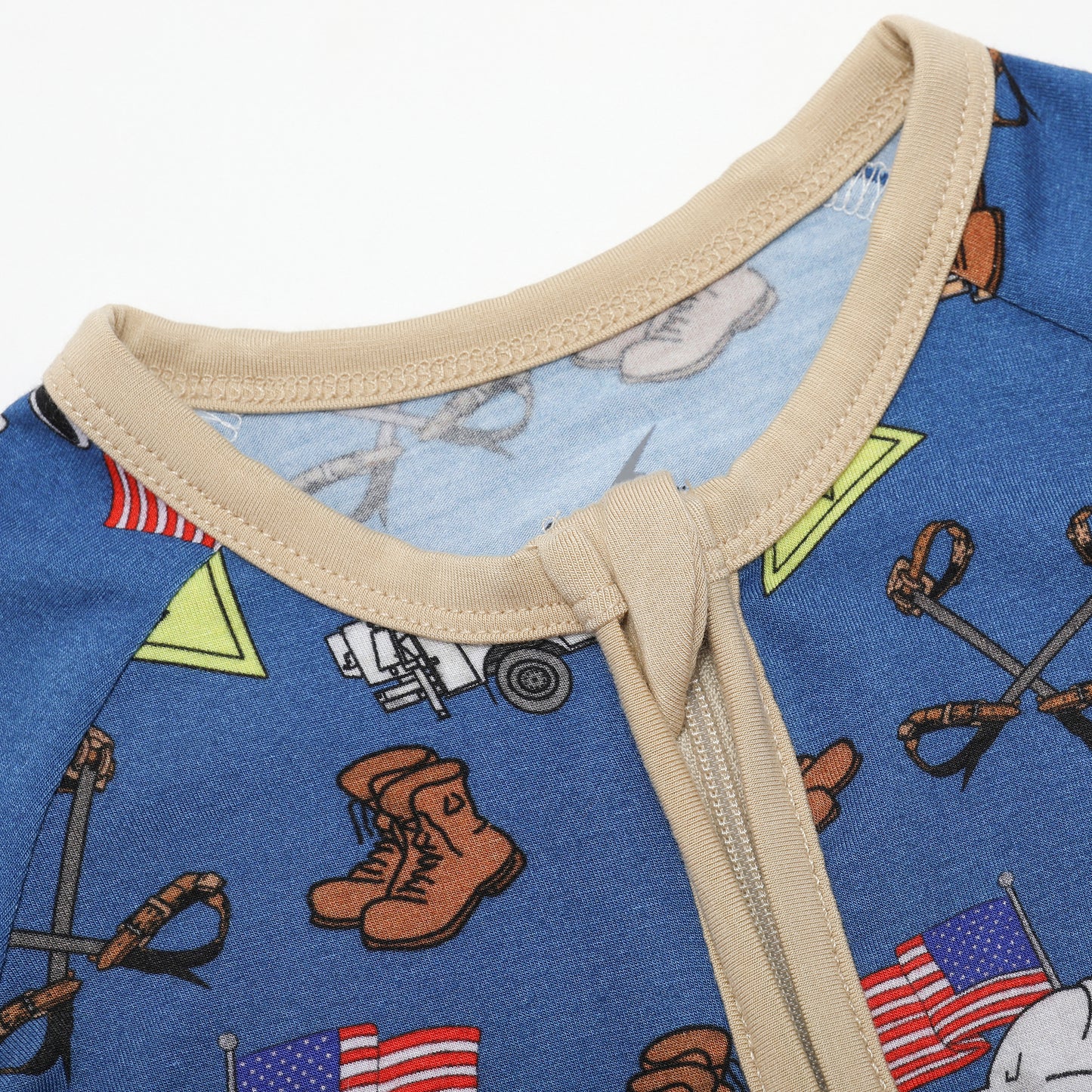 American Blue Collar Romper