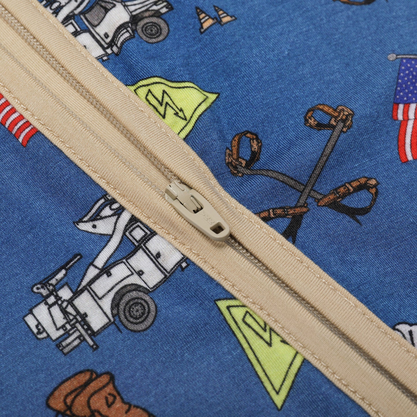 American Blue Collar Romper