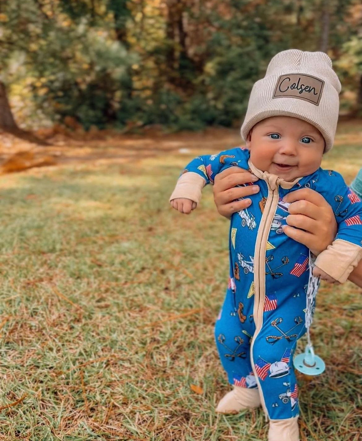 American Blue Collar Romper
