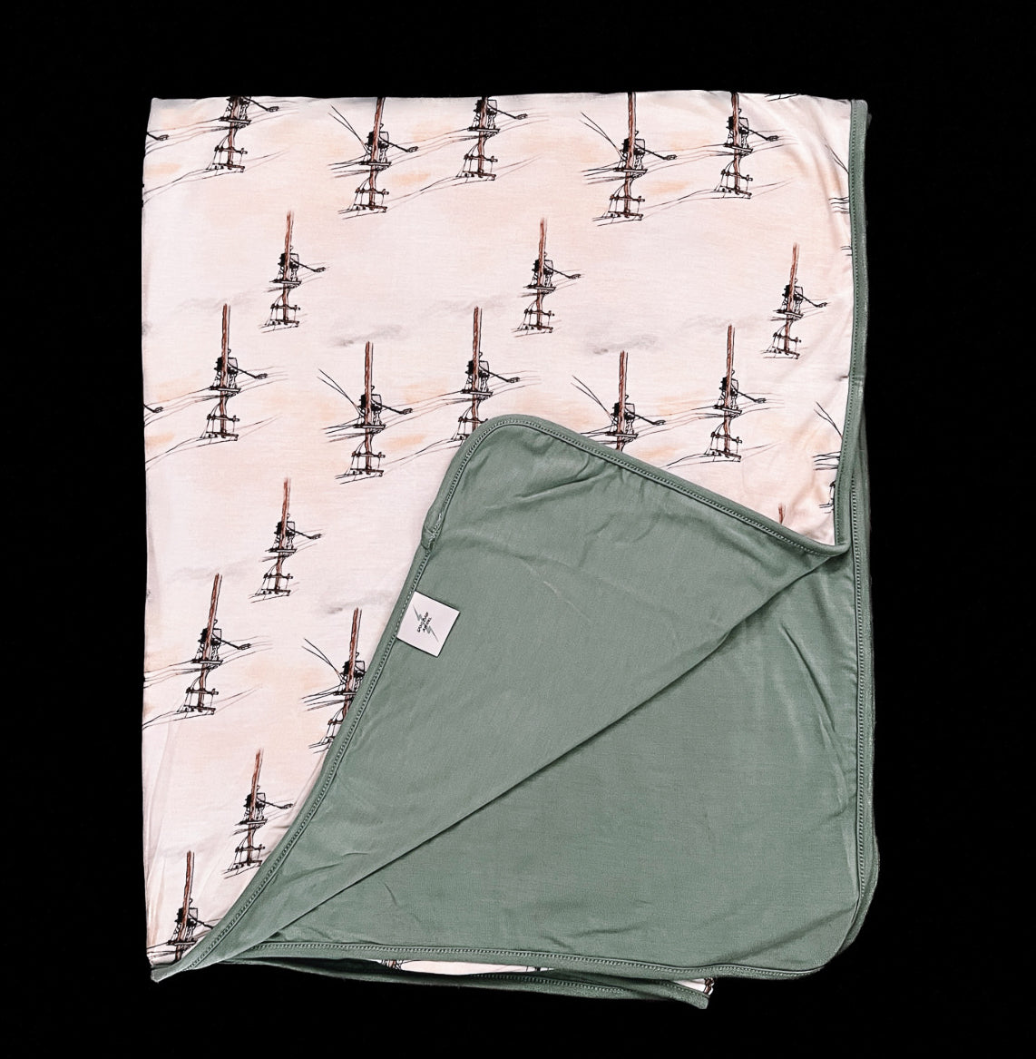 Powerline Bamboo Blanket