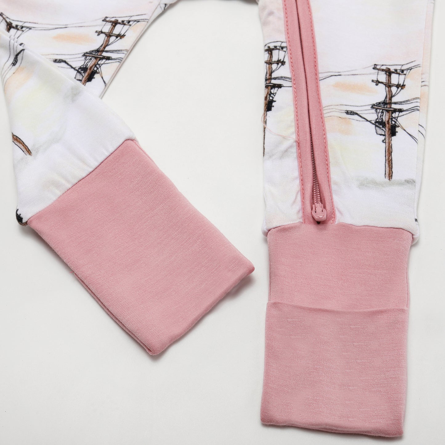 Pink Powerline Rompers