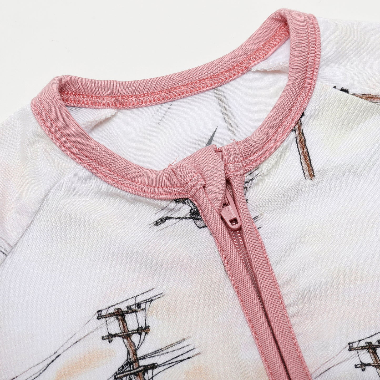 Pink Powerline Rompers