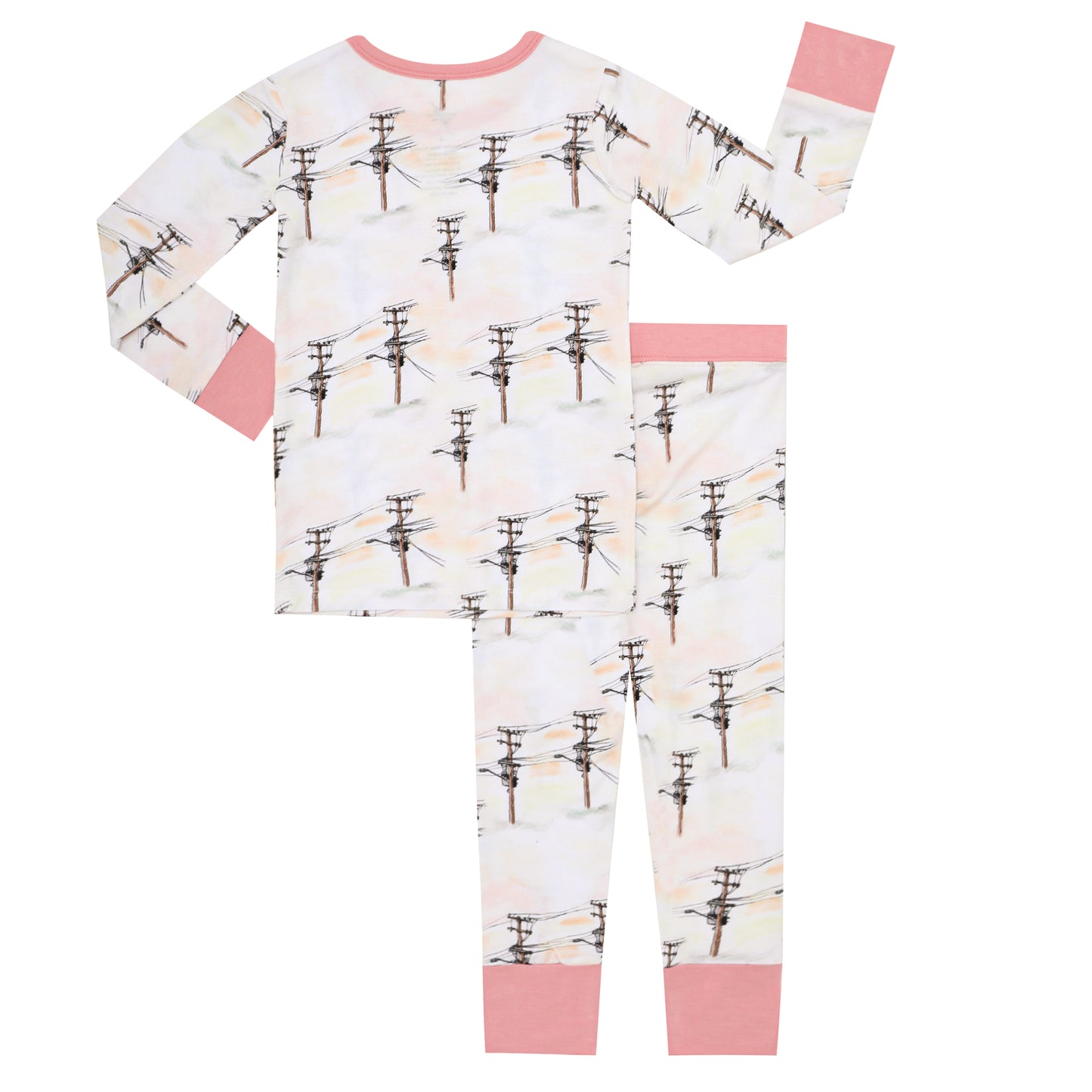 Pink Powerline Two-Piece Sets