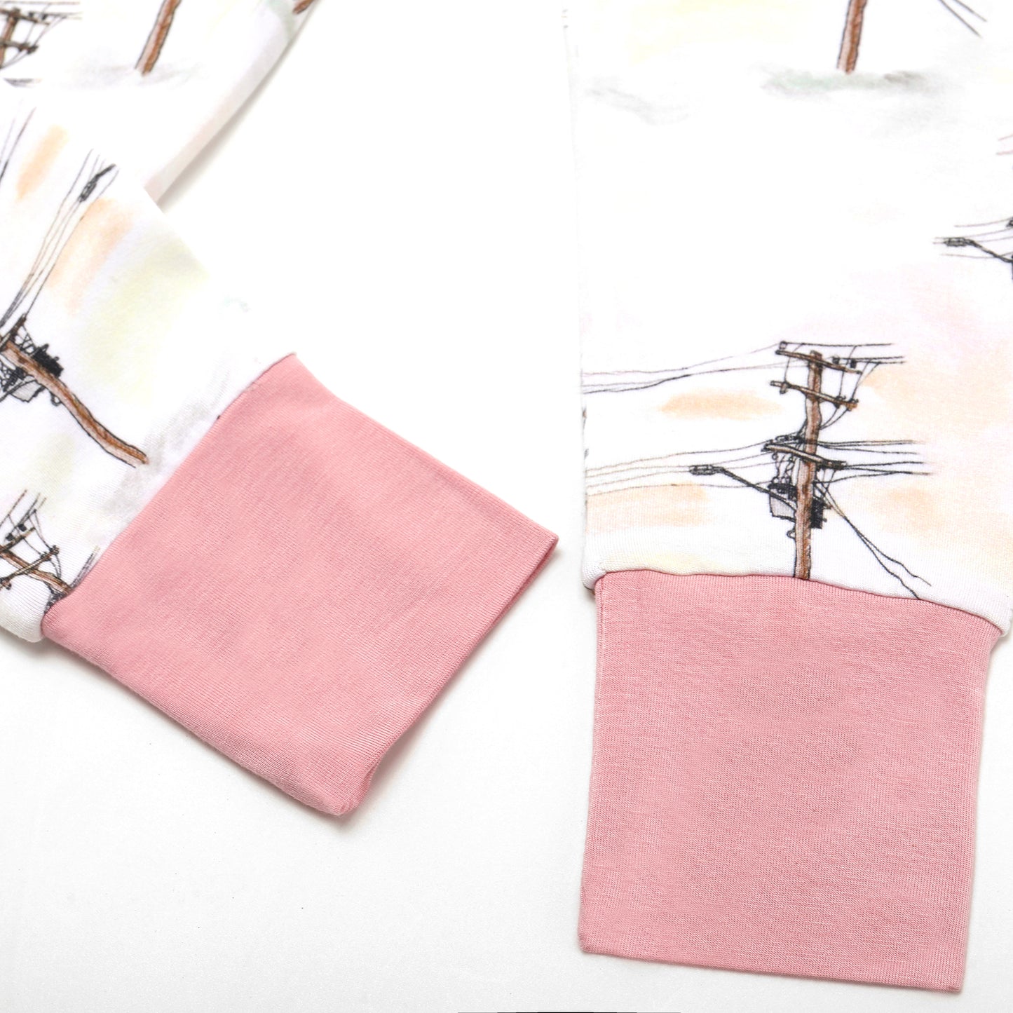 Pink Powerline Two-Piece Sets