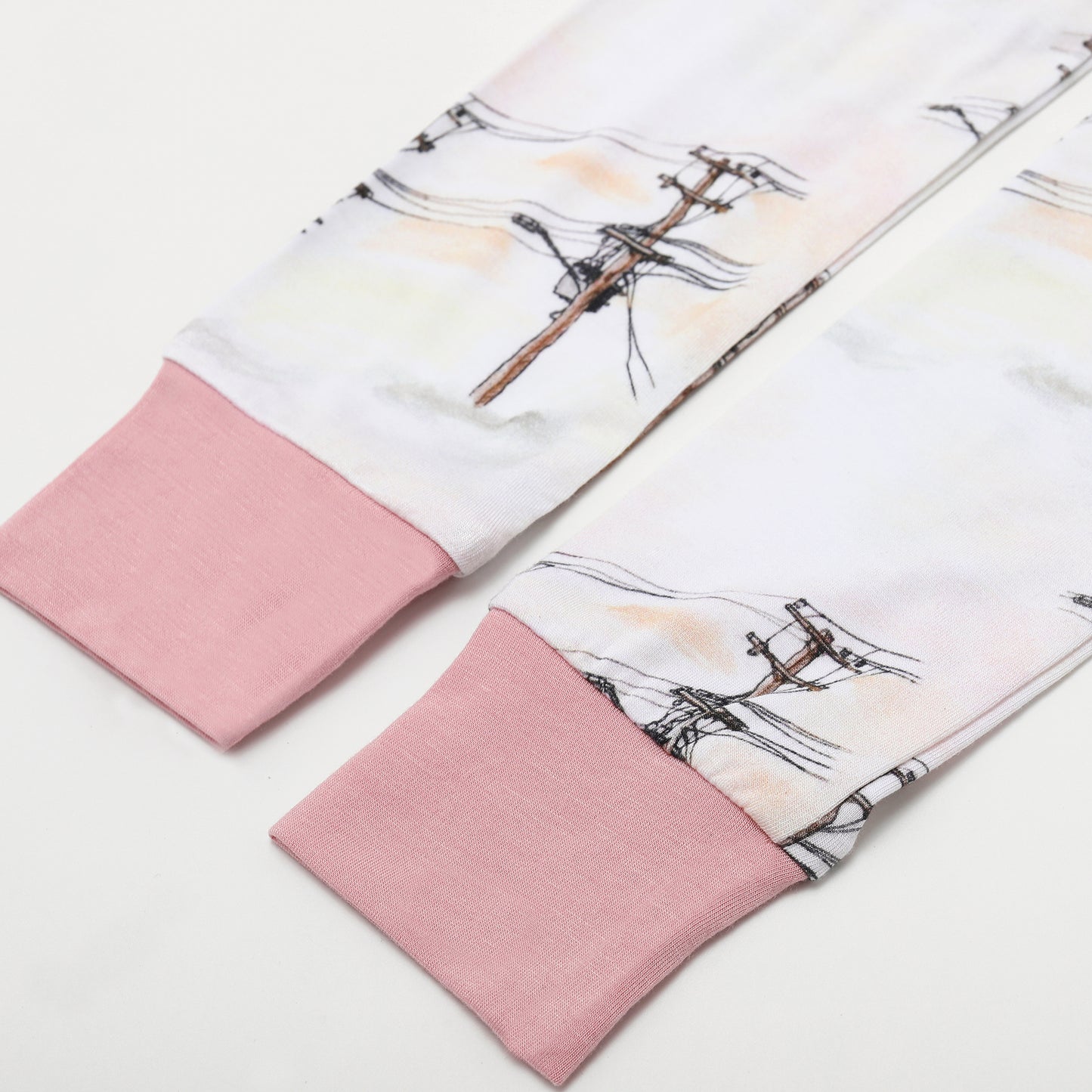 Pink Powerline Two-Piece Sets