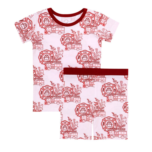 Hook-and-Flower Two-Piece Shorty