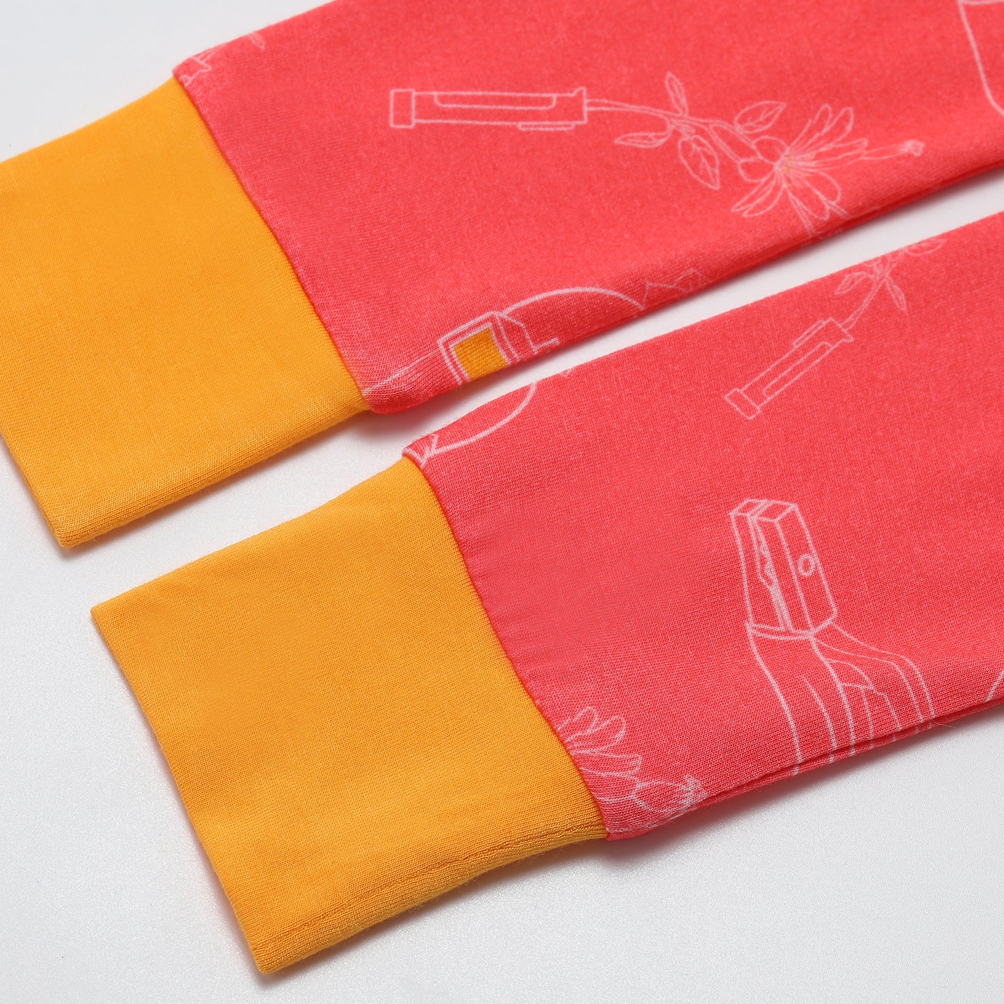 Hibiscus Hood Two-Piece Set