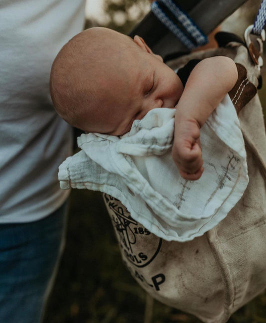 Powerline Muslin Blanket