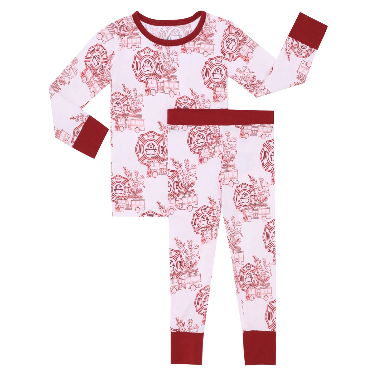 Hook-and-Flower Two-Piece Set